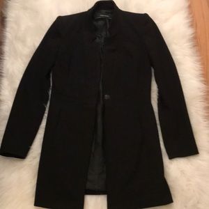 Zara Long Line Inverted Lapel Blazer | XS
